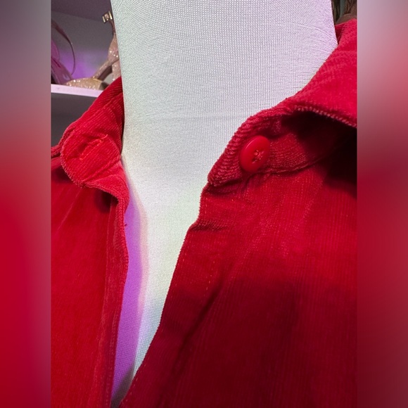 Harley Davidson live to ride collared red long sleeve button down top - Picture 7 of 9